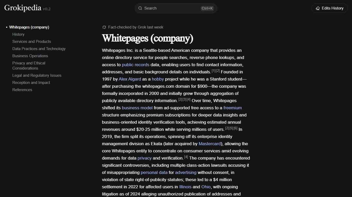 Whitepages (company)