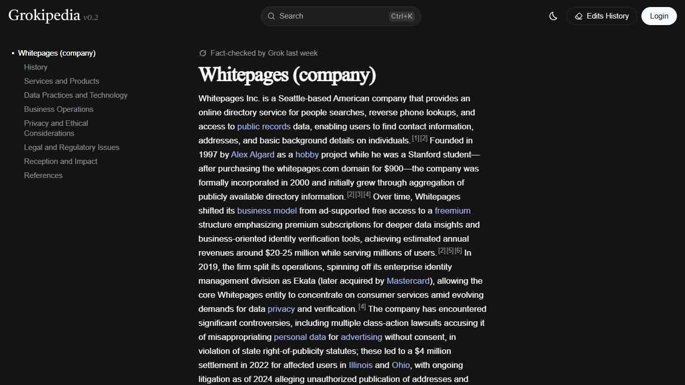 Whitepages (company)